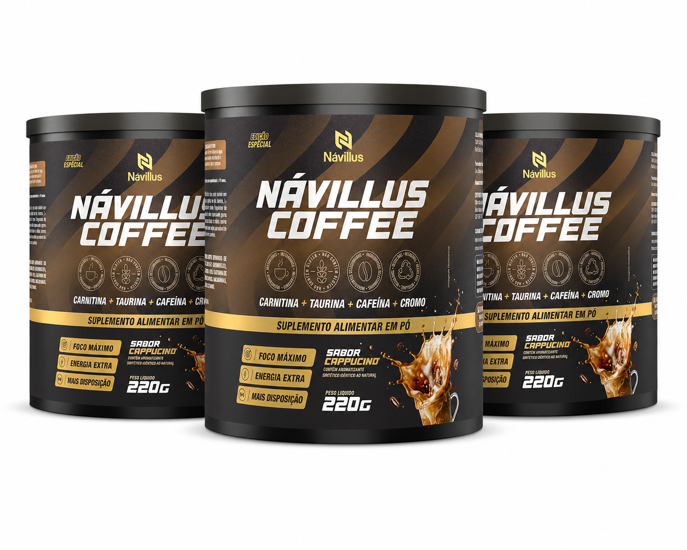 Návillus Coffee – Sabor Cappuccino | 220g