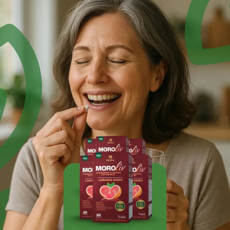 Kit 6 Moroliv Cápsulas Naturais Metabolismo E Saciedade Sem Sabor