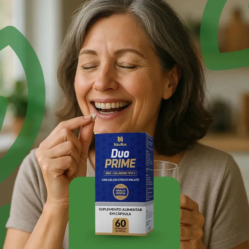 Suplemento Articular Para Ossos - Duoprime Navillus 60 Cáps Sem Sabor