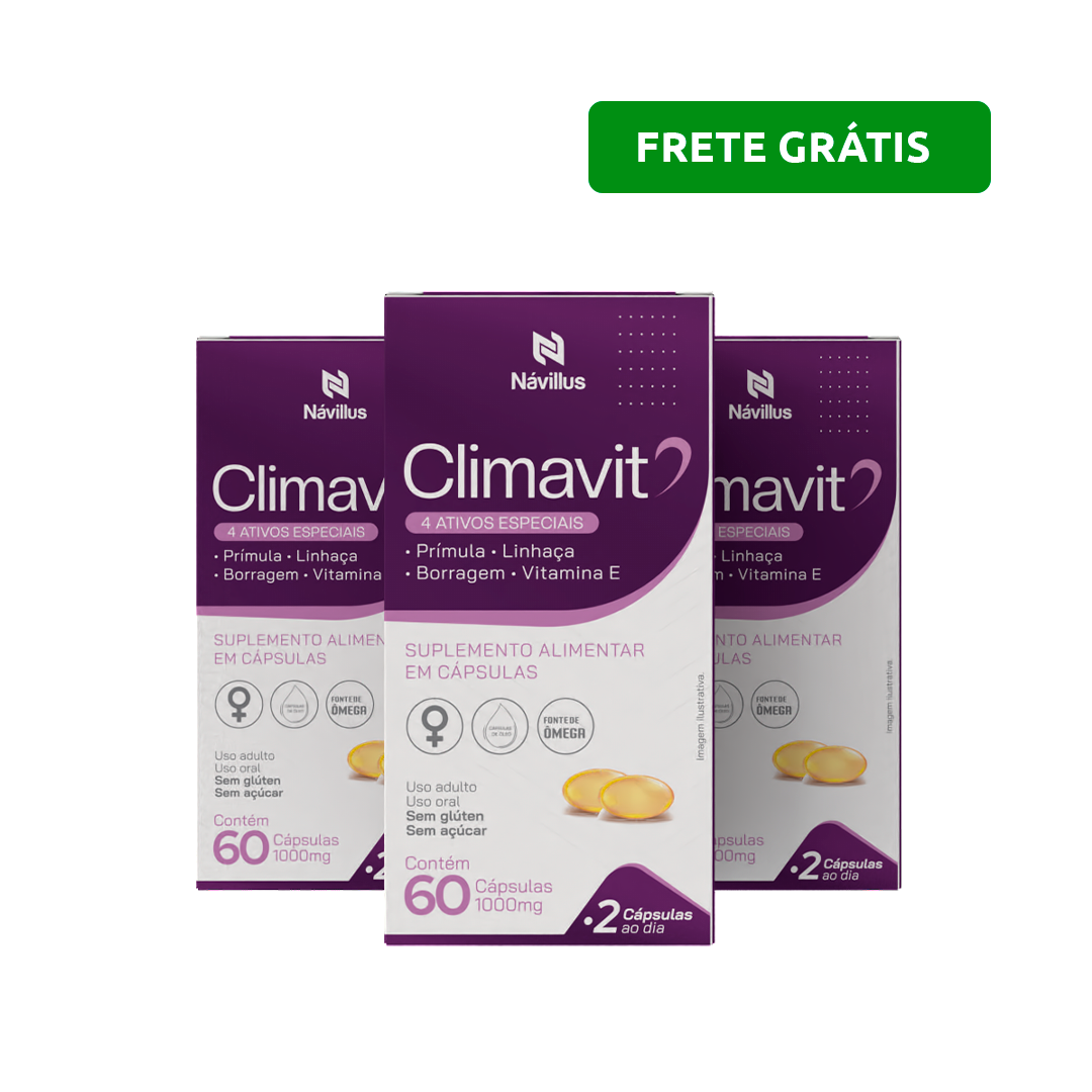 Climavit – Suporte para Menopausa e Equilíbrio Hormonal | 60 Cáps – Návillus