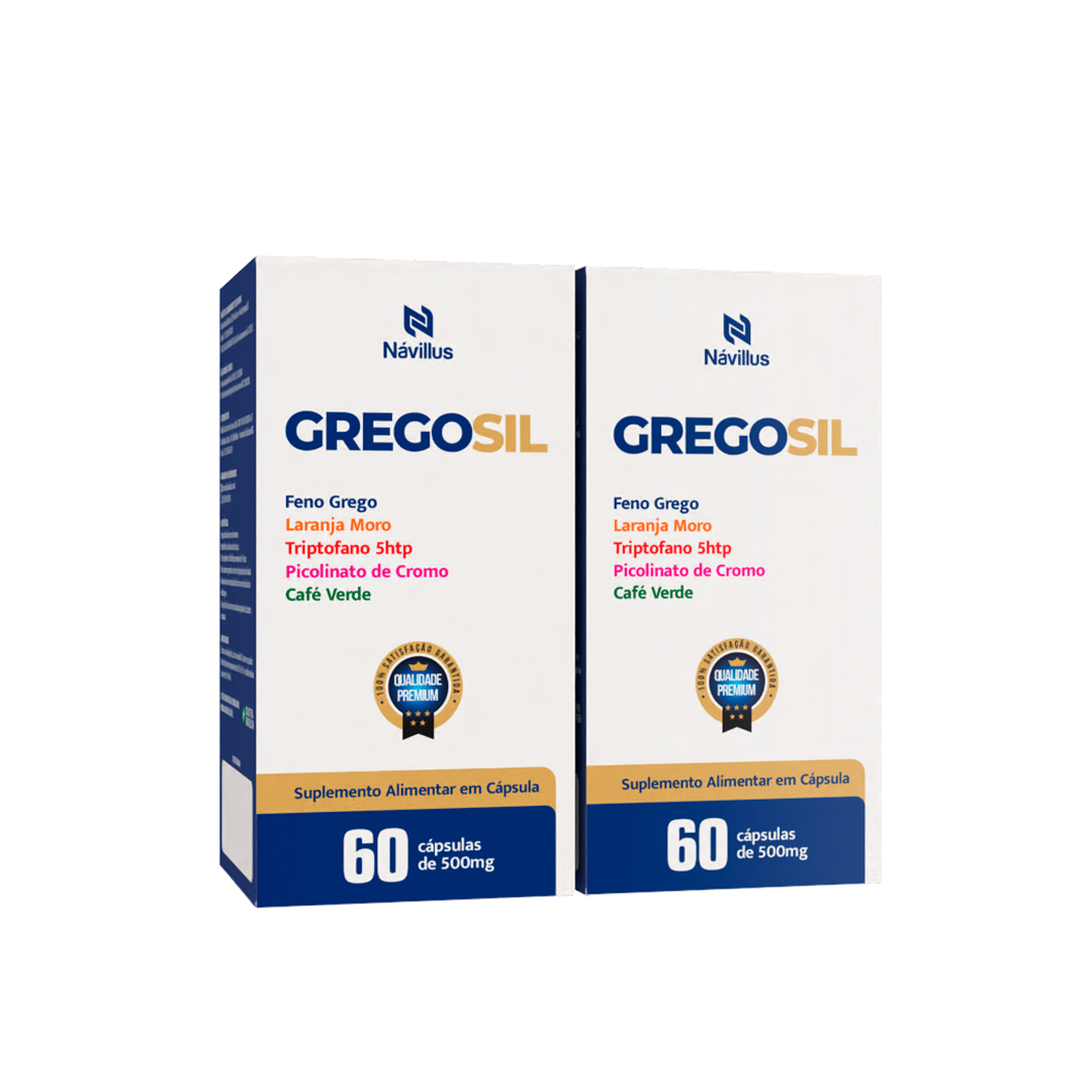 KIT Gregosil – Fórmula Natural para Energia e Metabolismo | 60 Cáps – Návillus