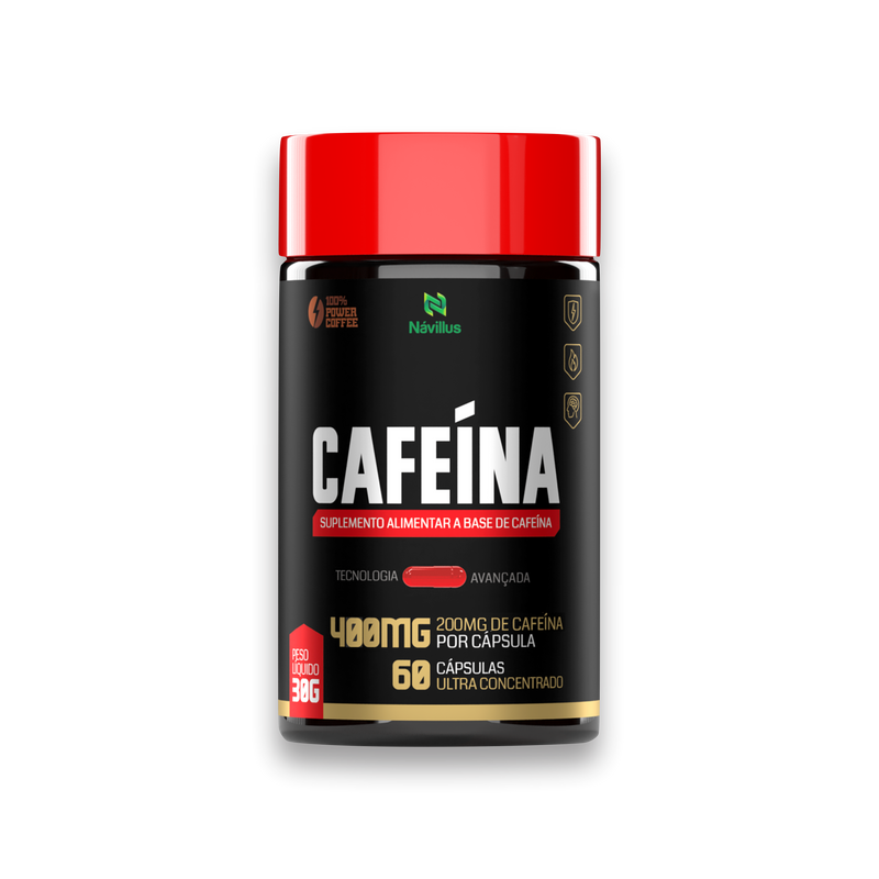 Cafeína 400mg 60 Caps Ultra Concentrado