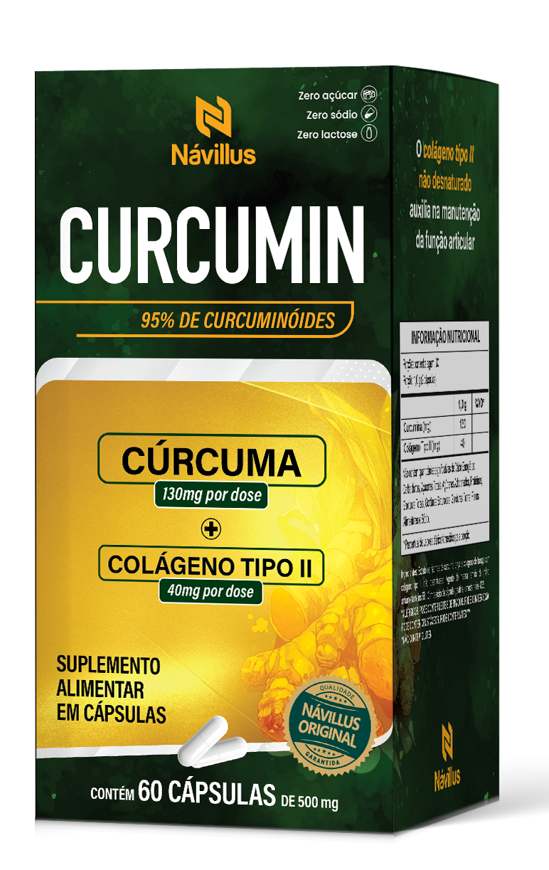 Curcumin – Alívio das Dores Articulares | 60 Cáps – Návillus