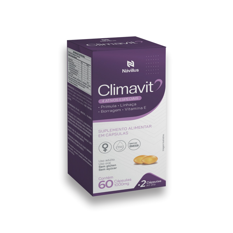 Climavit 60 Cápsulas (Menopausa, Climatério, Fogachos)