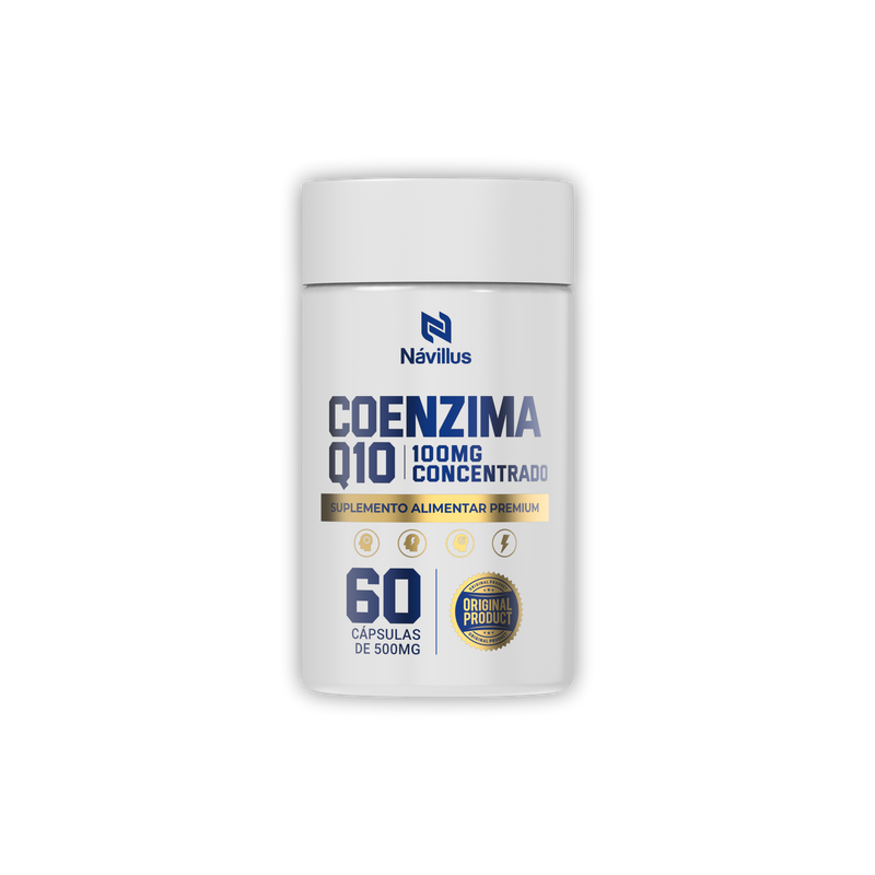 Coenzima Q10 100mg Ultra Concentrado 60 cápsulas (Cérebro, Foco, Cognição, Energia)