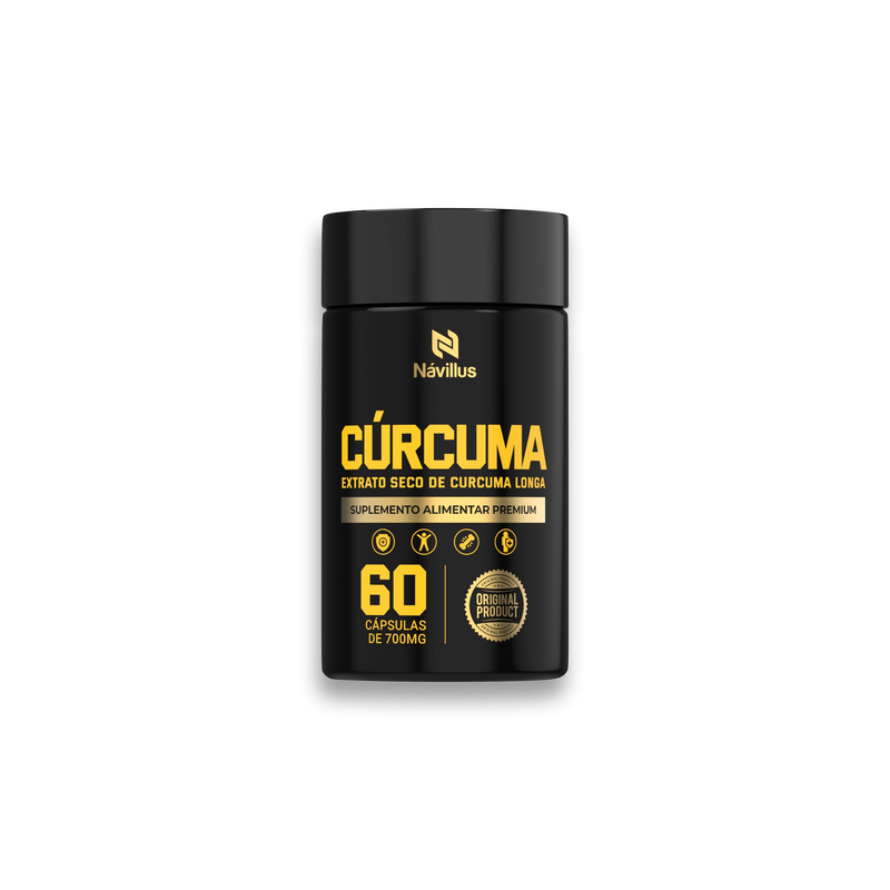 Cúrcuma 60 cápsulas (Dores, Inflamação, Antioxidante, Inchaço)