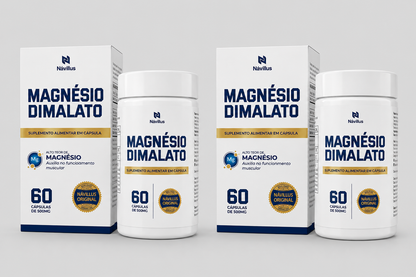 Magnésio Dimalato – Energia e Suporte Muscular | 60 Cáps – Návillus