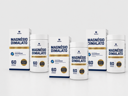 Magnésio Dimalato – Energia e Suporte Muscular | 60 Cáps – Návillus