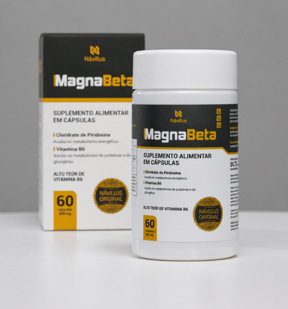 Magnabeta – Magnésio para Equilíbrio Muscular e Energia | 60 Cáps – Návillus