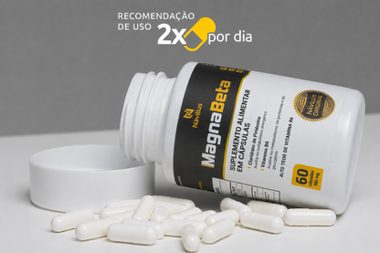 Magnabeta – Magnésio para Equilíbrio Muscular e Energia | 60 Cáps – Návillus