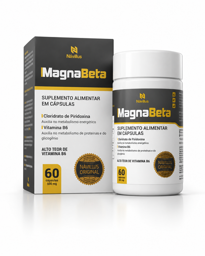 Magnabeta – Magnésio para Equilíbrio Muscular e Energia | 60 Cáps – Návillus