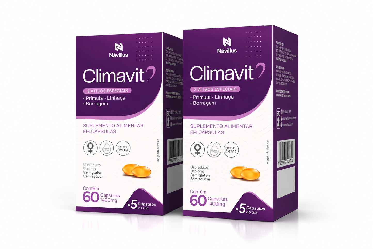 Climavit – Suporte para Menopausa e Equilíbrio Hormonal | 60 Cáps – Návillus