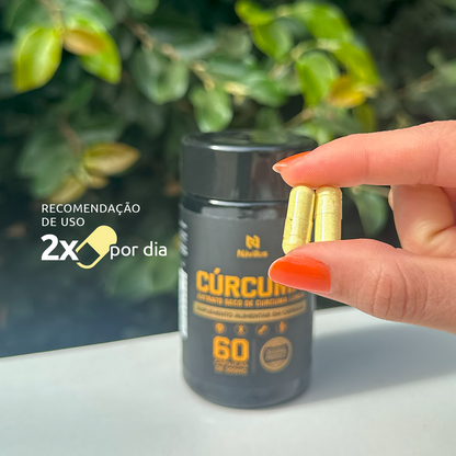 Cúrcuma – Alívio Natural para Dores e Inflamações | 60 Cáps – Návillus