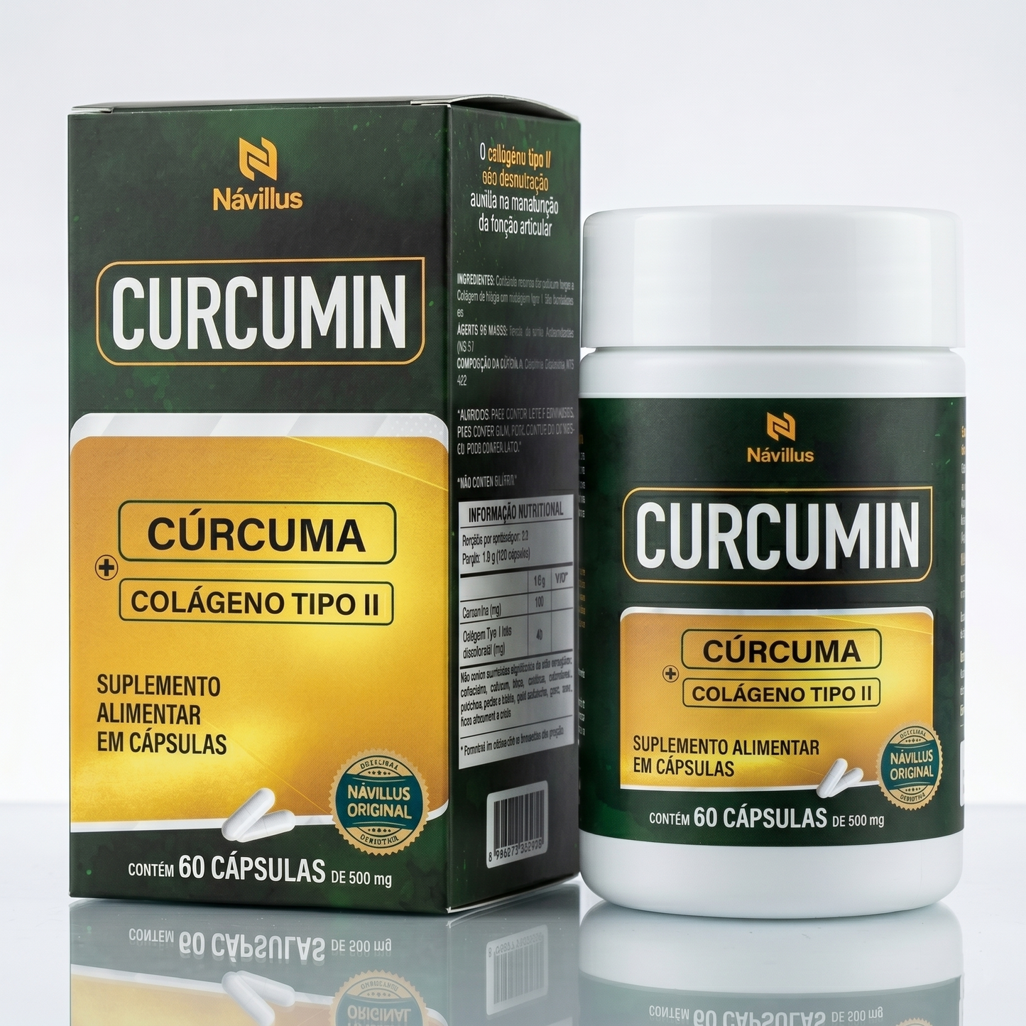 Curcumin – Alívio das Dores Articulares | 60 Cáps – Návillus