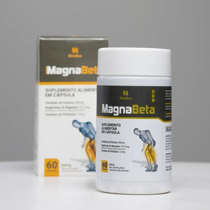 Kit 3 Magnabeta Návillus  Magnésio Energia E Disposição Neutro