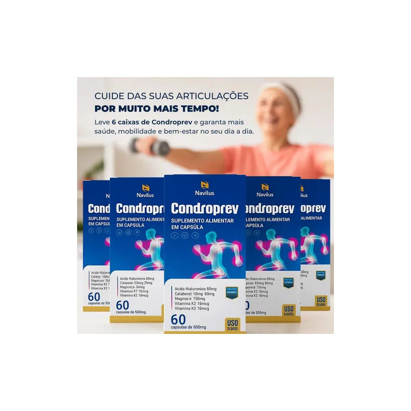 Kit 6 Cxs Condroprev Návillus Saúde Articular 30cap Neutro