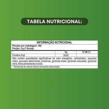 Creatina Monohidratada 300g 100% Pura Importada Návillus Sem Sabor