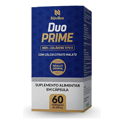 Suplemento Articular Para Ossos - Duoprime Navillus 60 Cáps Sem Sabor