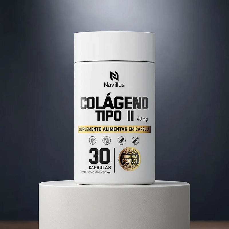 Kit 3 Un Suplemento Articulações Colágeno Tipo 2 Navillus Sem Sabor