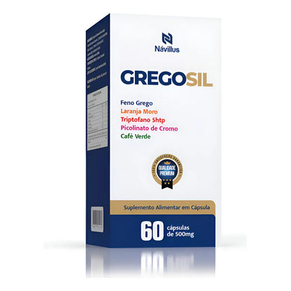 Gregosil Návillus Triptofano 60 Cápsulas Sem Sabor