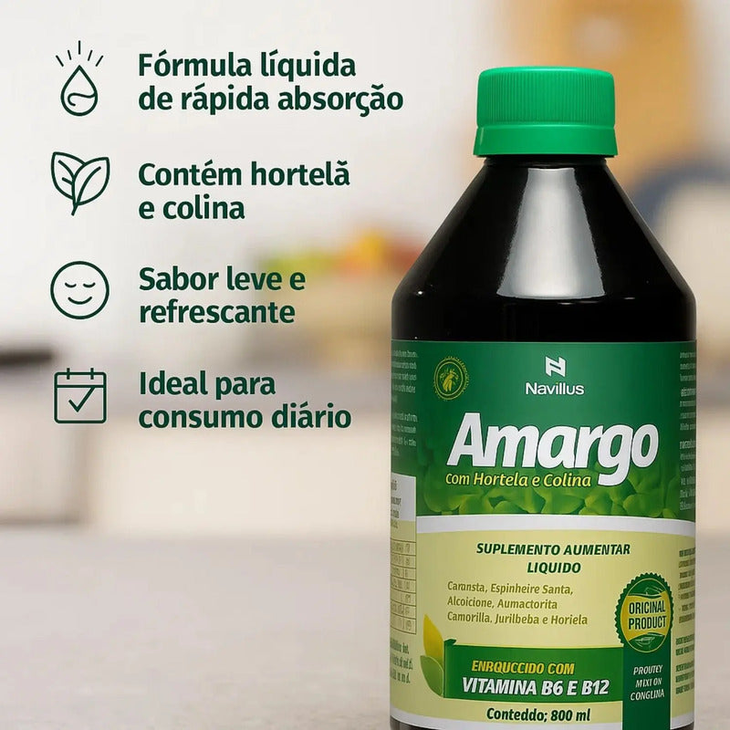 Amargo Návillus 500 Ml Sem Sabor Sem Sabor