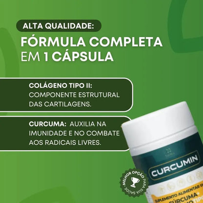 Suplemento Natural Anti-inflamatório Curcumin Navillus Sem Sabor