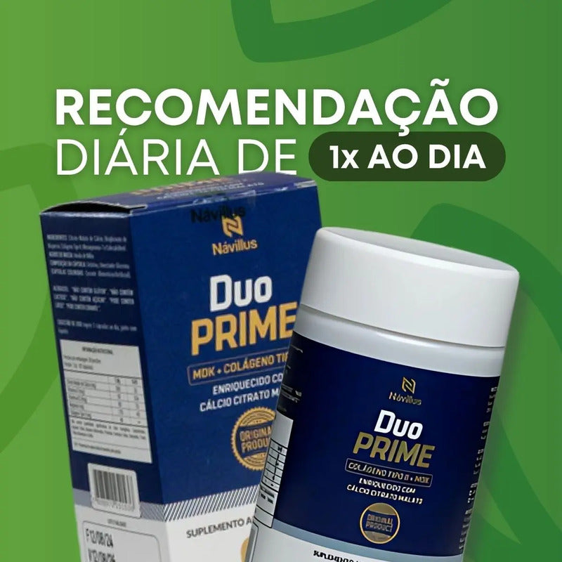Suplemento Articular Para Ossos - Duoprime Navillus 60 Cáps Sem Sabor