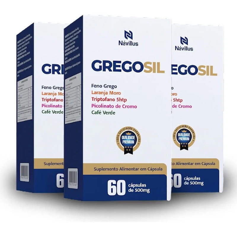 3 Un Gregosil Laranja Moro + Café Verde Definição Corporal Sem Sabor
