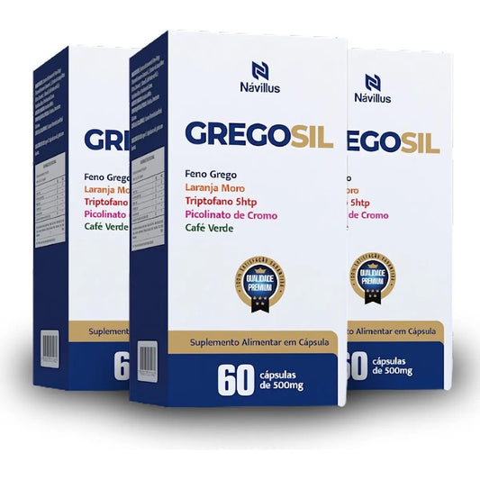 3 Un Gregosil Laranja Moro + Café Verde Definição Corporal Sem Sabor
