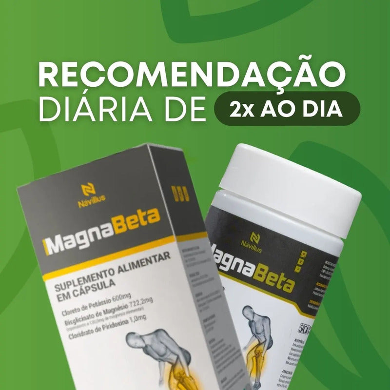 Magnabeta Návillus  Magnésio P/ Cãibras  Energia E Fadiga Sem Sabor