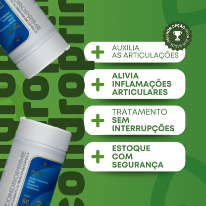 Kit 6 Suplemento Articulação Com Colágeno Tipo 2 Condroprime Sem Sabor