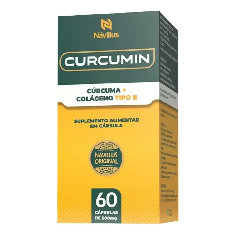 Suplemento Natural Anti-inflamatório Curcumin Navillus Sem Sabor