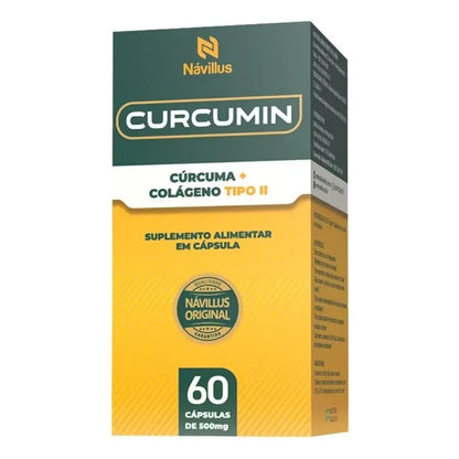 Suplemento Natural Anti-inflamatório Curcumin Navillus Sem Sabor