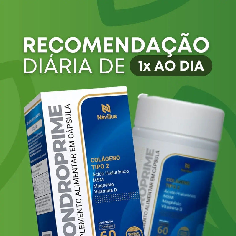Kit 6 Suplemento Articulação Com Colágeno Tipo 2 Condroprime Sem Sabor