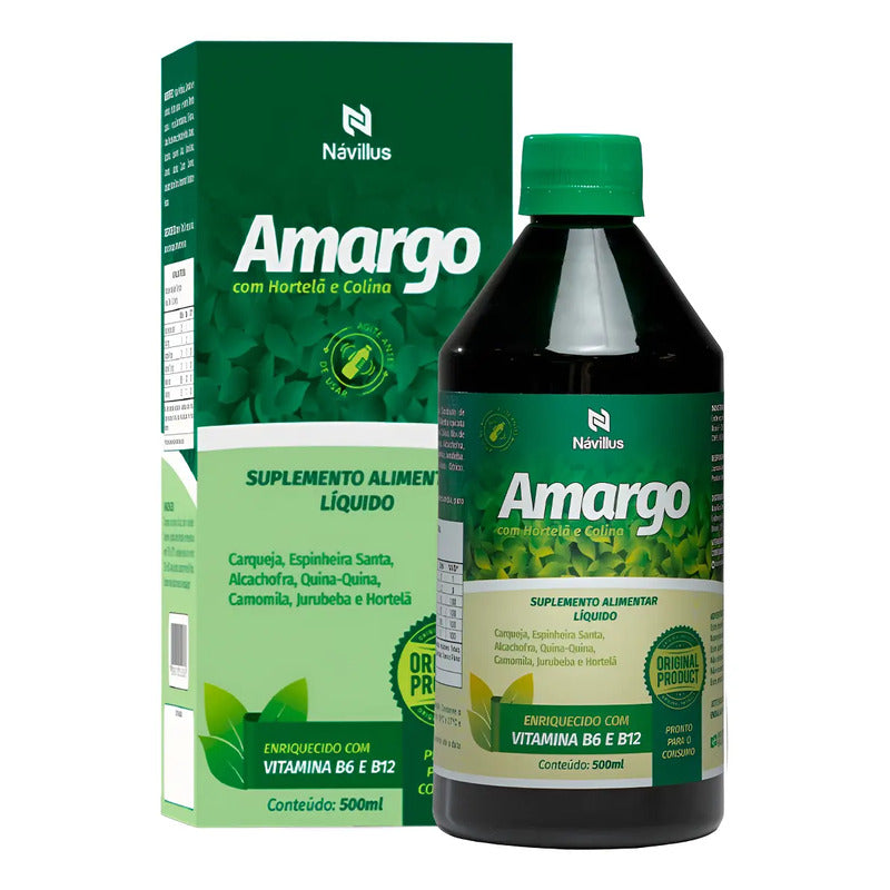 Amargo Návillus 500 Ml Sem Sabor Sem Sabor