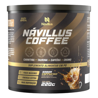 Návillus Coffee Cappuccino 220g Suplemento Café Funcional Cappuccino