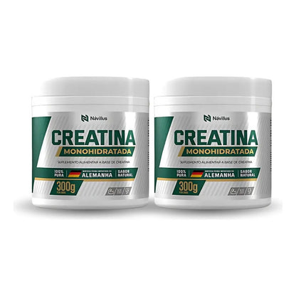 Creatina Monohidratada 300g Compre 1 Leve 2 Návillus Sem Sabor