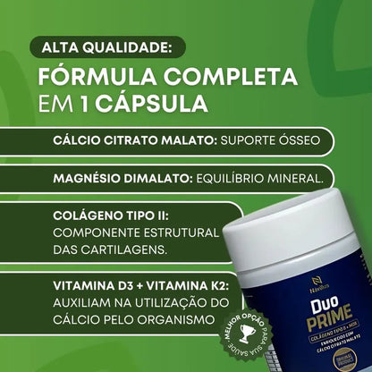 Suplemento Articular Para Ossos - Duoprime Navillus 60 Cáps Sem Sabor