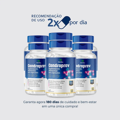 Kit 6 Cxs Condroprev - Tratamento Dor Articulação Sem Sabor