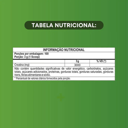 Creatina Monohidratada 300g Compre 1 Leve 2 Návillus Sem Sabor