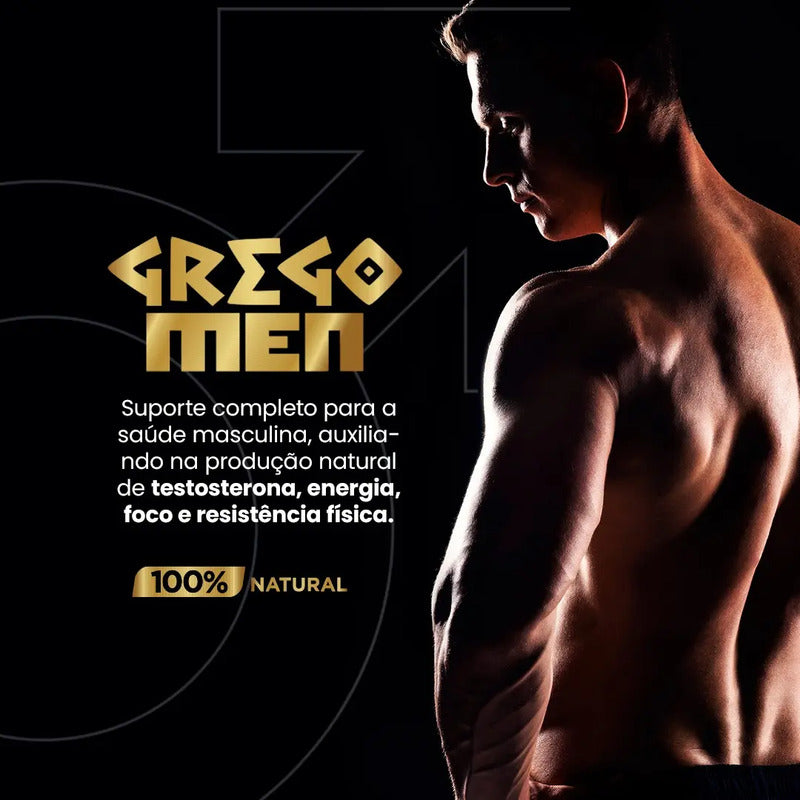 Gregomen Virilidade E Energia Masculino | 60 Cáps  Návillus Sem Sabor