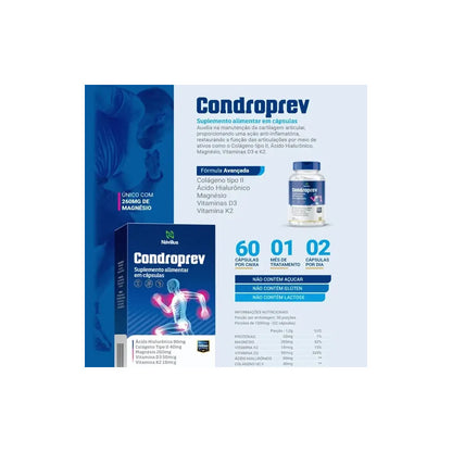 Kit 6 Cxs Condroprev Návillus Saúde Articular 30cap Neutro