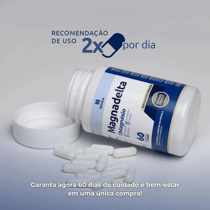 Durma Melhor Com 4 Magnésios - Kit 6 Caixas Sem Sabor