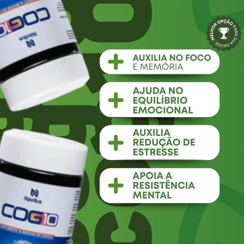 3 Un Suplemento Para Memória E Concentração Cog10 Návillus Sem Sabor