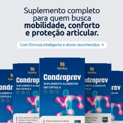 Kit 6 Cxs Condroprev - Tratamento Dor Articulação Sem Sabor