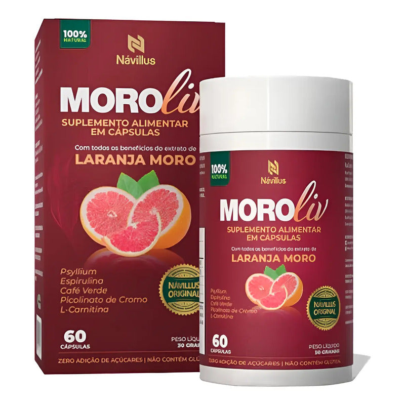 Moroliv Navillus P/ Metabolismo E Saciedade Sem Sabor Sem Sabor
