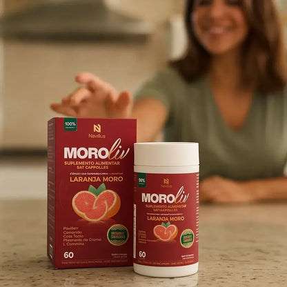 Moroliv Navillus P/ Metabolismo E Saciedade Sem Sabor Sem Sabor