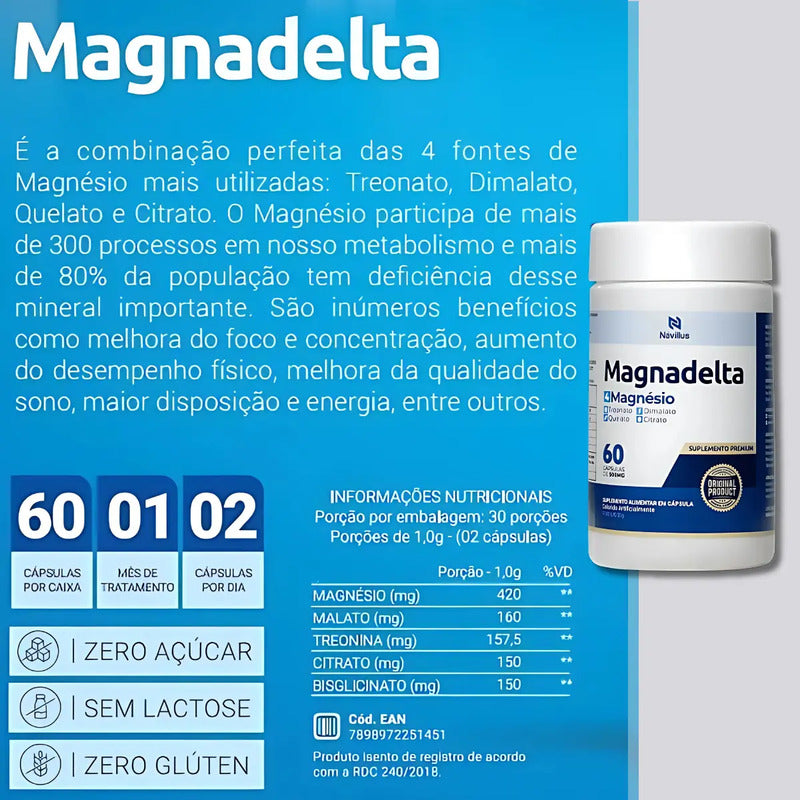 Sono Tranquilo Com Magnadelta - Compre 1 Leve 2 Sem Sabor