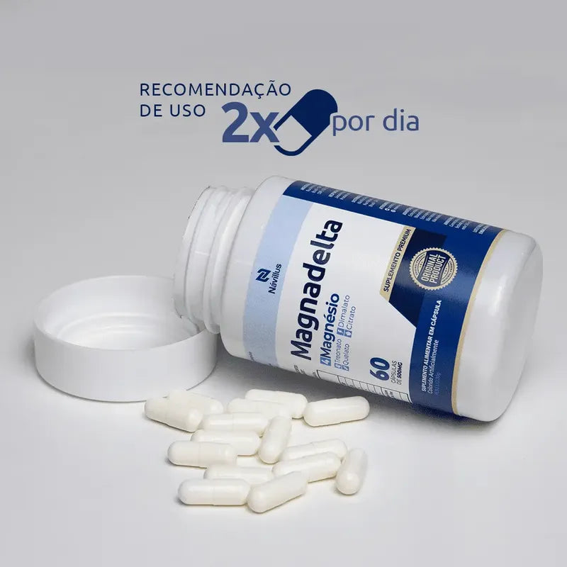 Sono Tranquilo Com Magnadelta - 60 Cápsulas Sem Sabor
