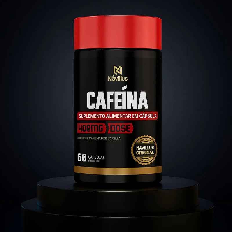 Cafeína 400mg Navillus 60 Cáps Energia Foco Sem Sabor Sem Sabor